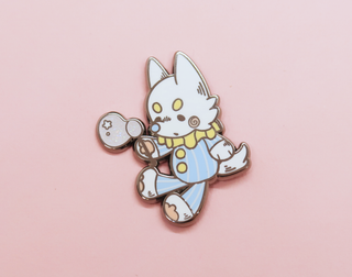 Buttons Enamel Pin