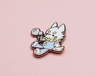 Buttons Enamel Pin