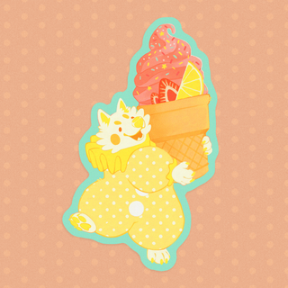 Juice Birthday Sticker