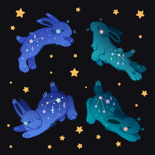 Holographic Star Jumpers Sticker Set