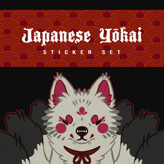 Japanese Yōkai Sticker Set