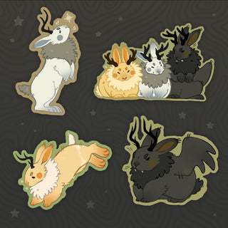 Jackalope Sticker Set
