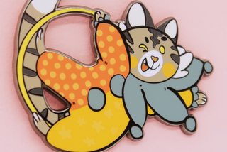 Moby Enamel Pin