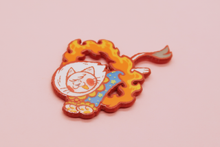 Maurice Enamel Pin