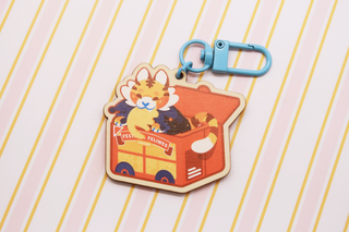 Fierro Wooden Keychain
