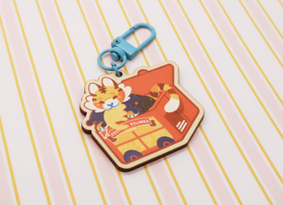 Fierro Wooden Keychain